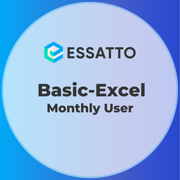 [ECEM] Essatto Basic-Excel User  - 12 Month Subscription (Payable Monthly in Advance)