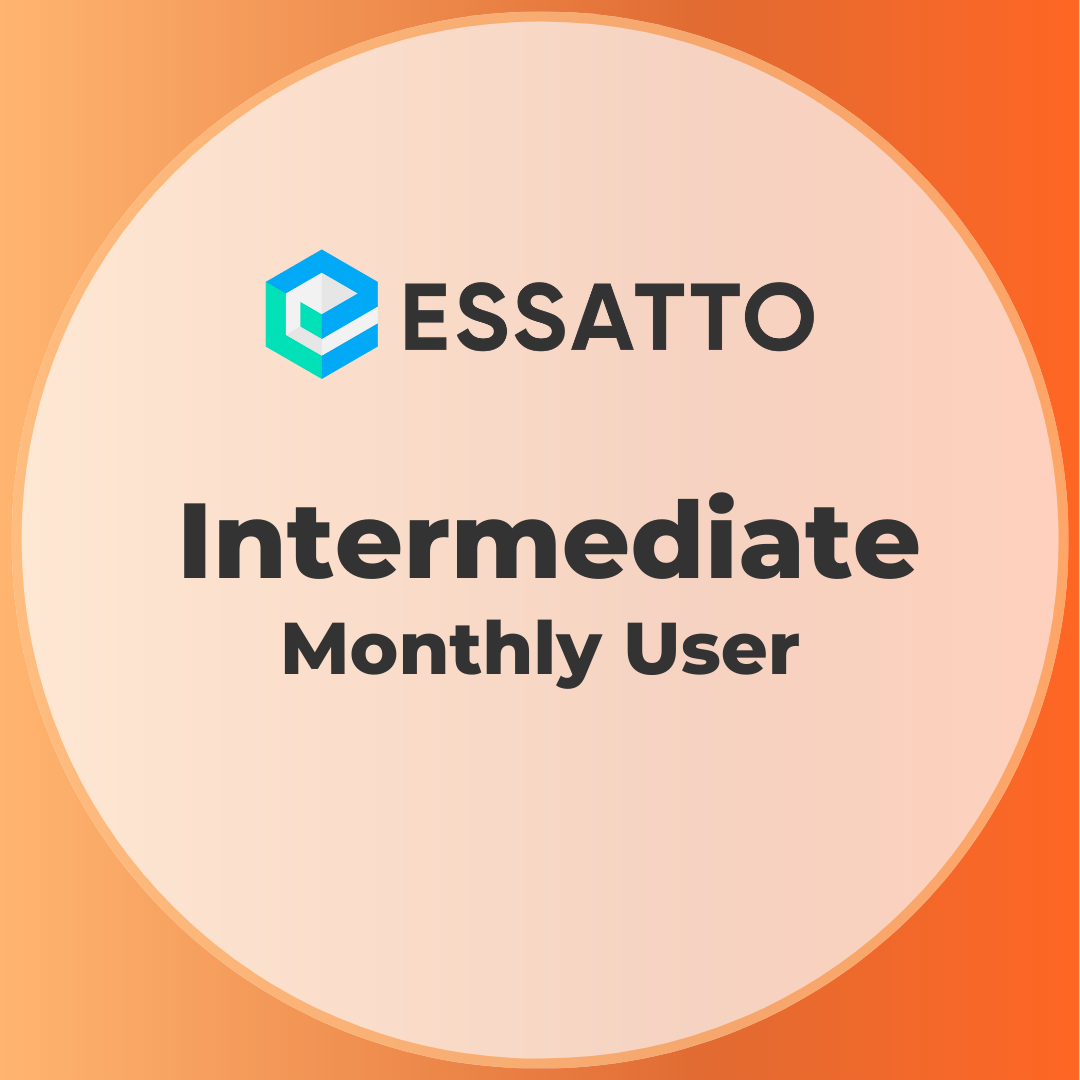 [ECEAM] Essatto Intermediate User  - 12 Month Subscription (Payable Monthly in Advance)